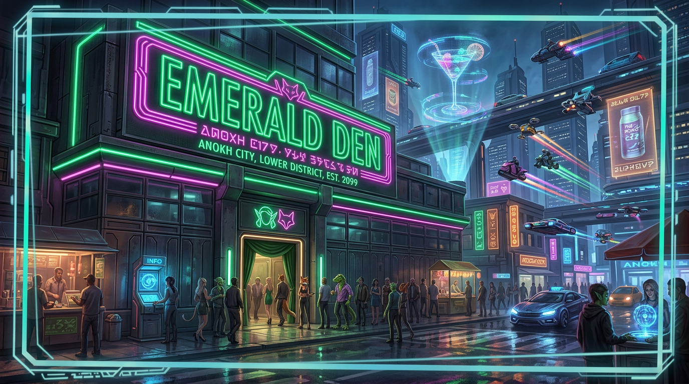 Emerald Den Exterior