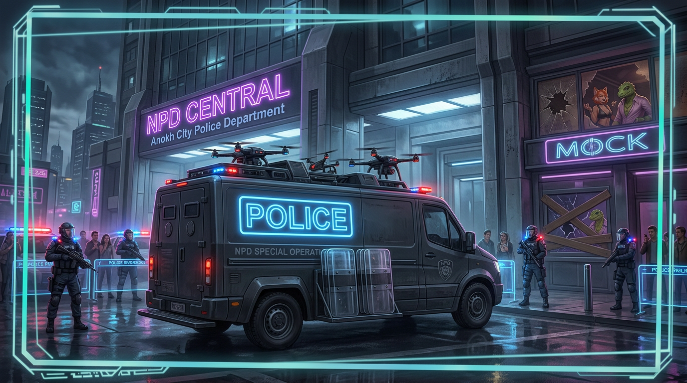 Police Armored Van