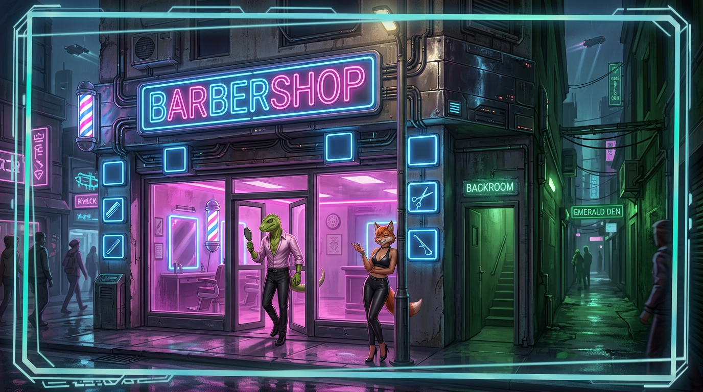 Barbershop Exterior