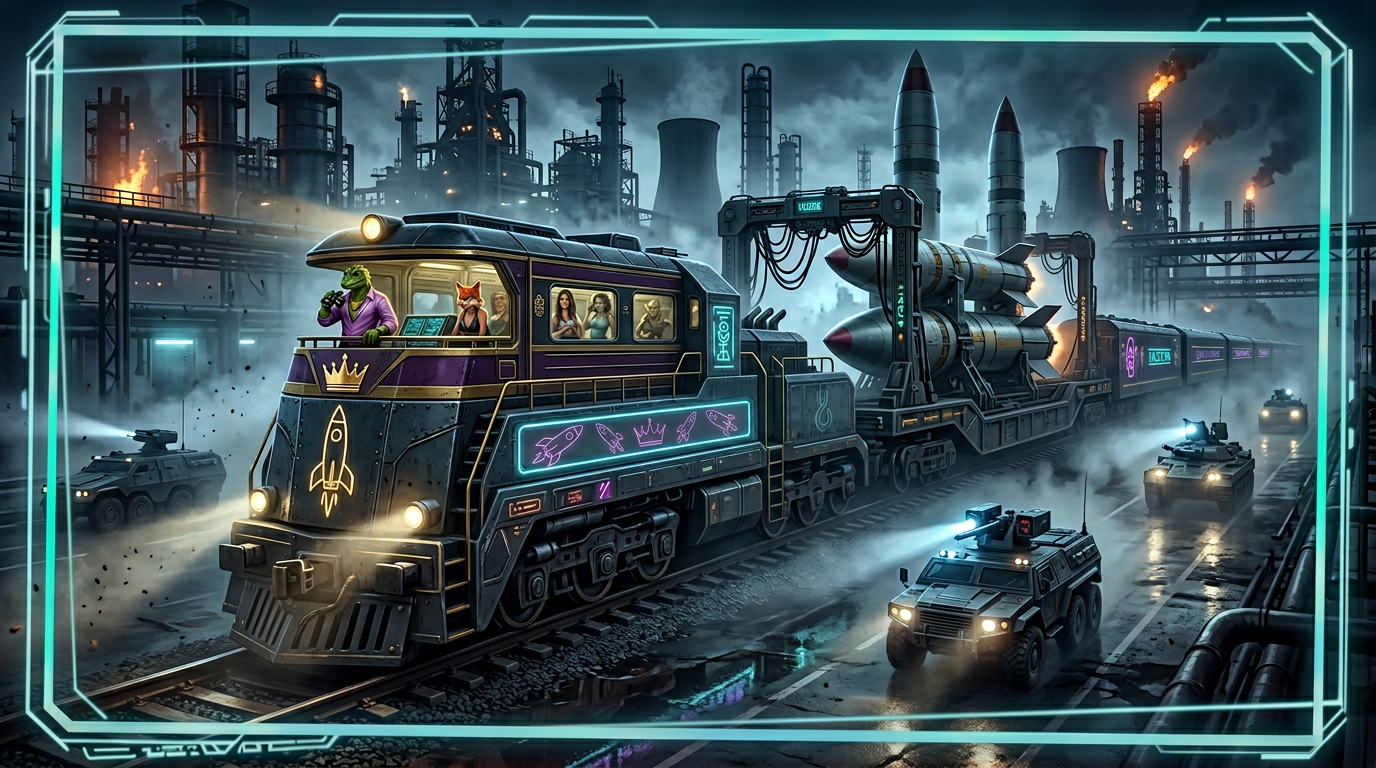 Royal Rocket Rail Convoy